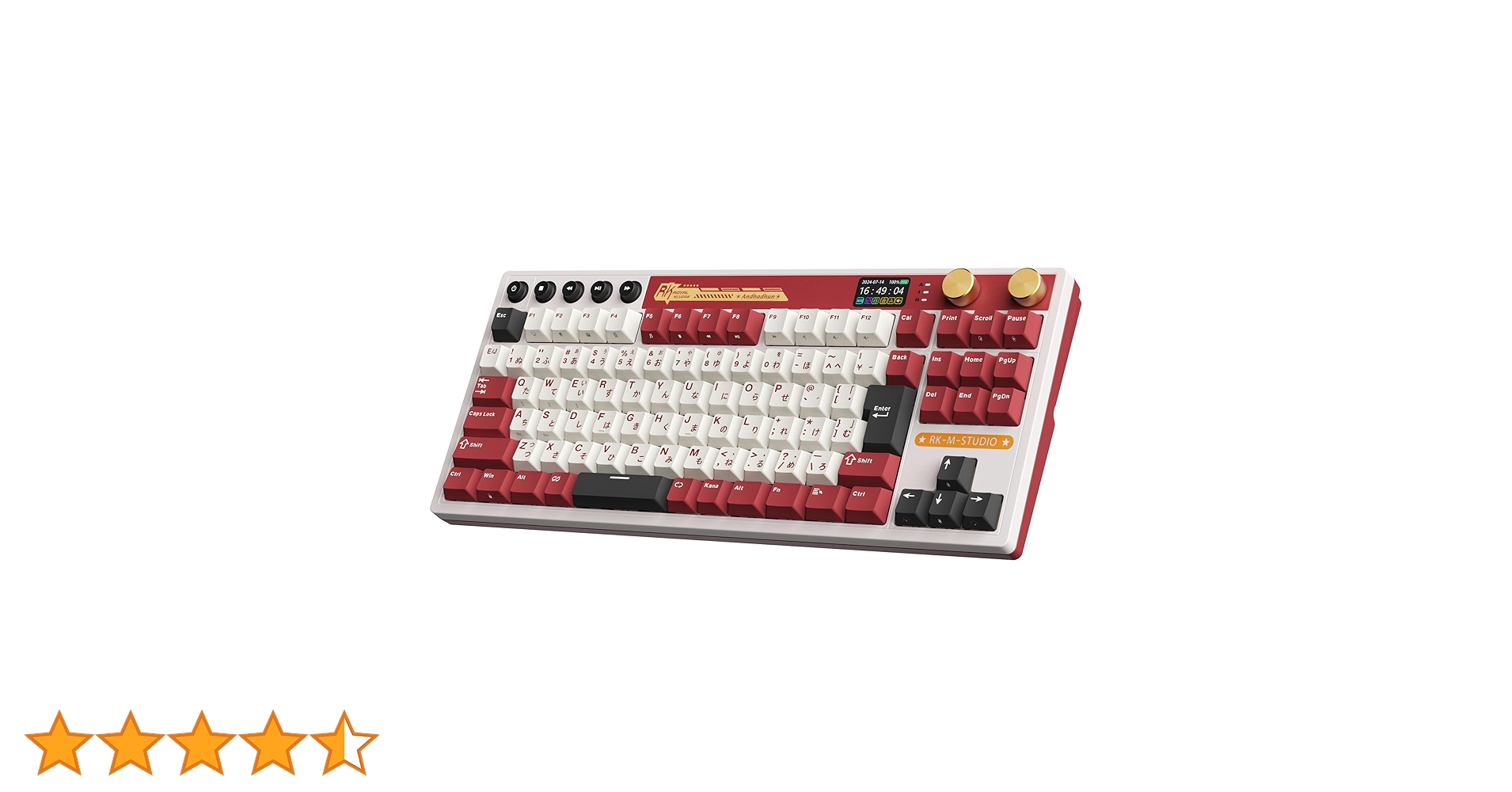 RK M87 日本語配列メカニカルキーボード M87 RK ROYAL KLUDGE メカニカルキーボード ワイヤレス